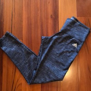 Gray Adidas Climalite Running Leggings